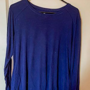 Navy Blue Workout Top